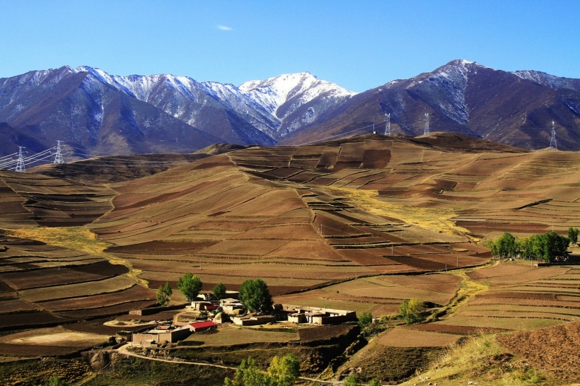 甘肃秋色🌄🍁,壮美山川,金秋画卷